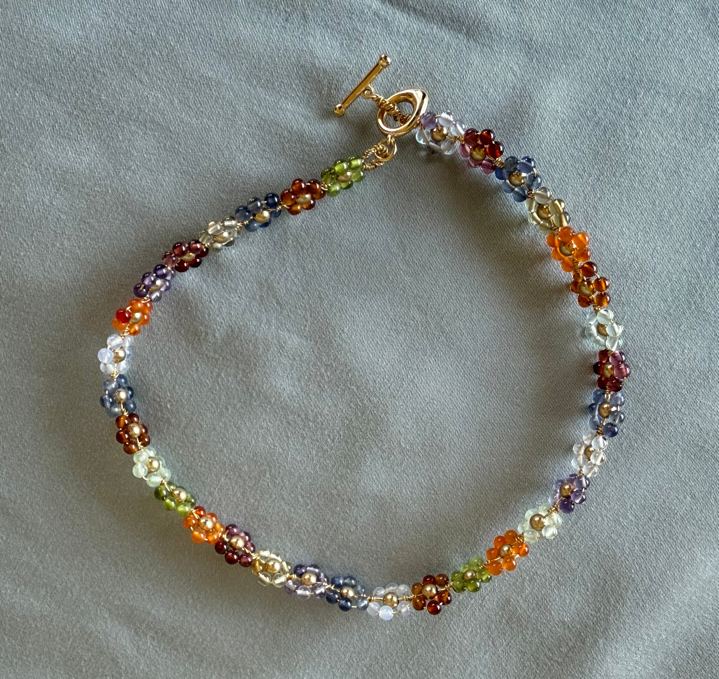 Floral Crystal Choker