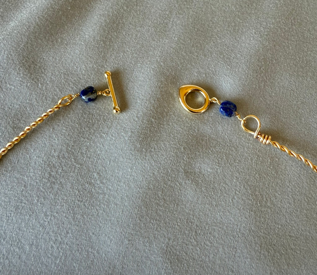Lapis Lazuli Athena Pendant