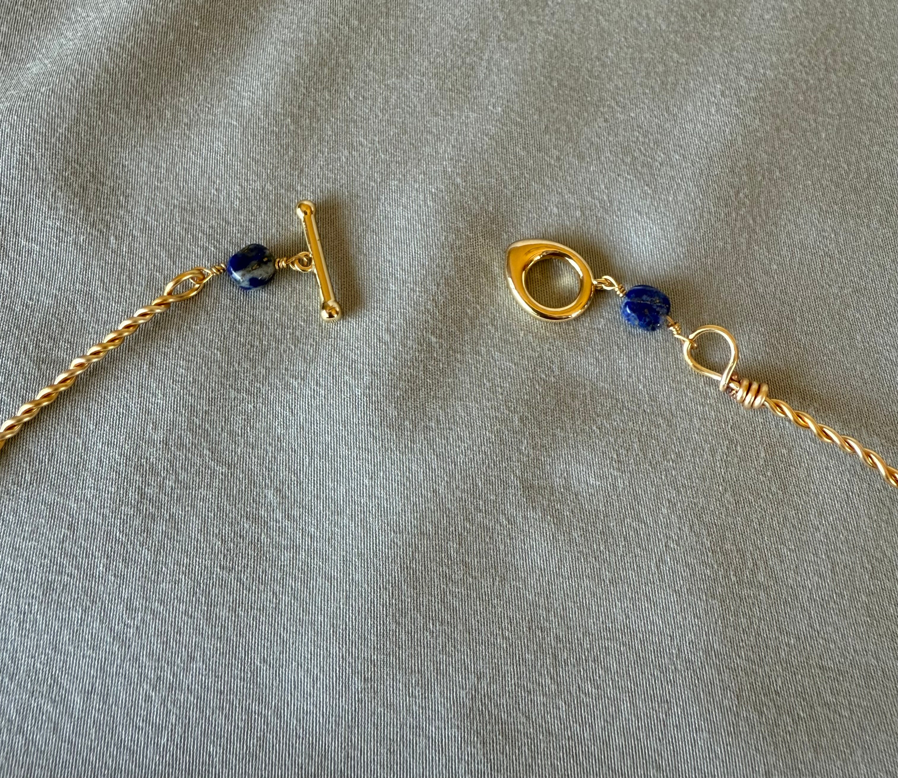Lapis Lazuli Athena Pendant