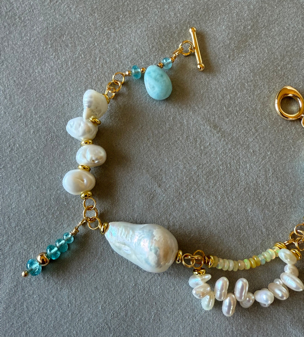Oceanic Pearl Bracelet