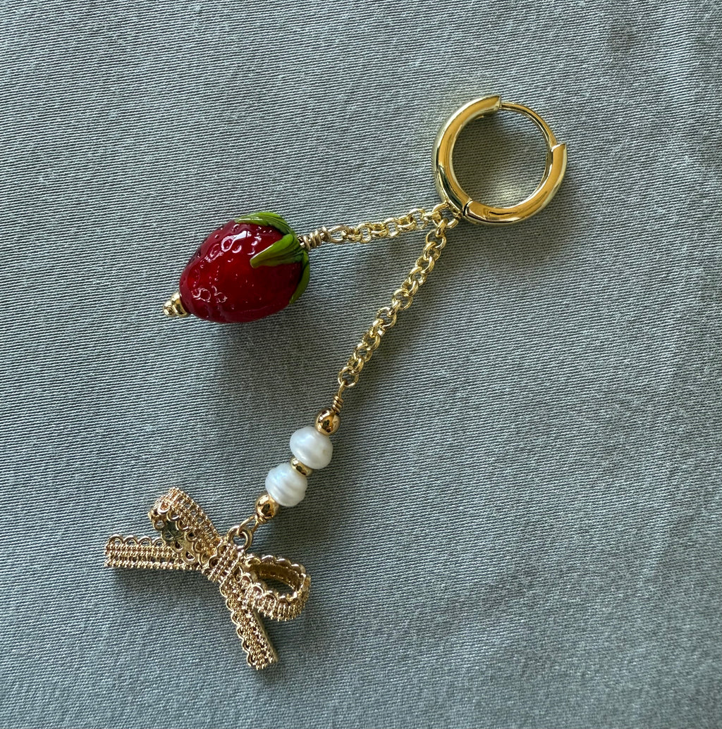 Wild Strawberry Earrings