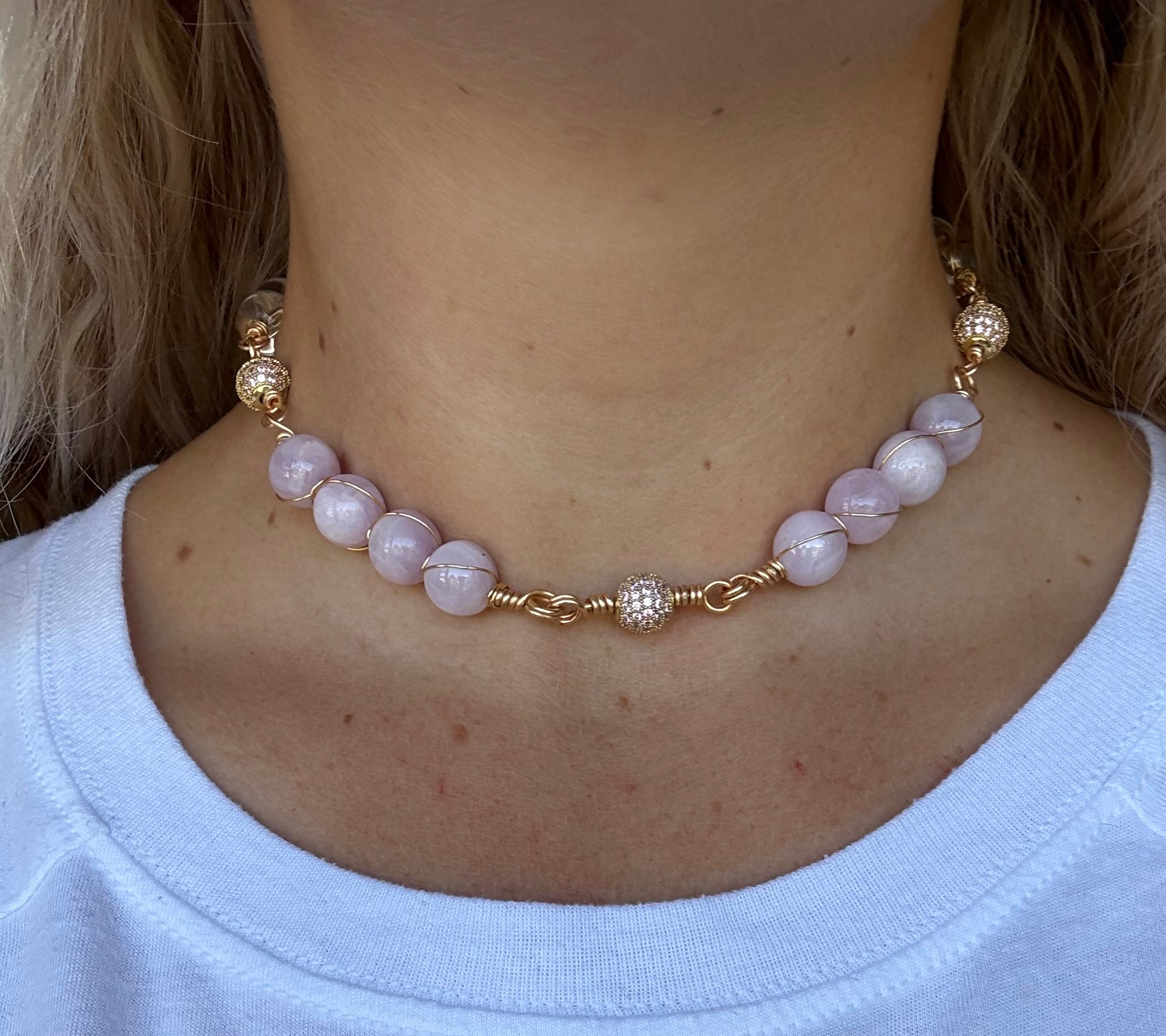 Kunzite Princess Choker