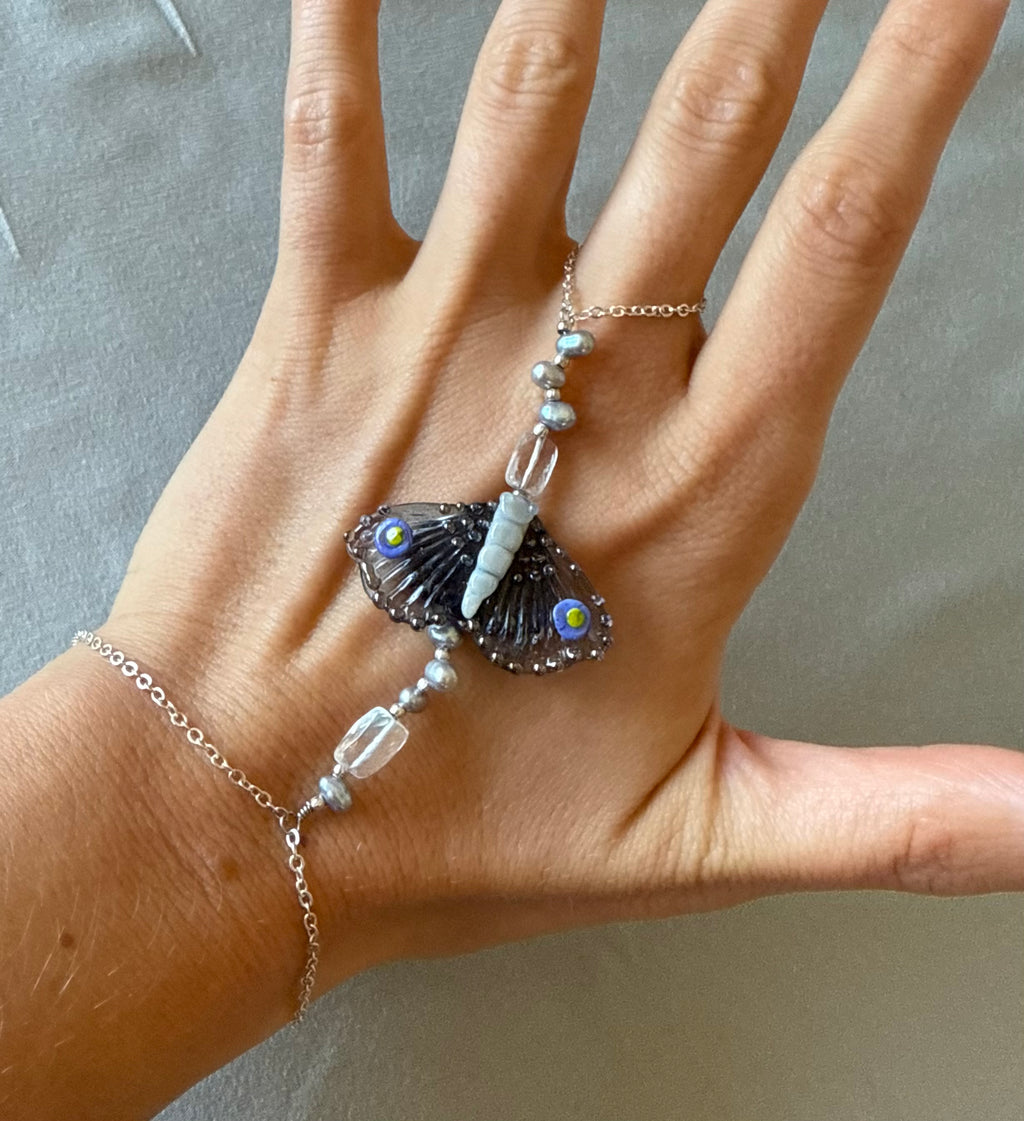Majestic Moth Ring-Bracelet