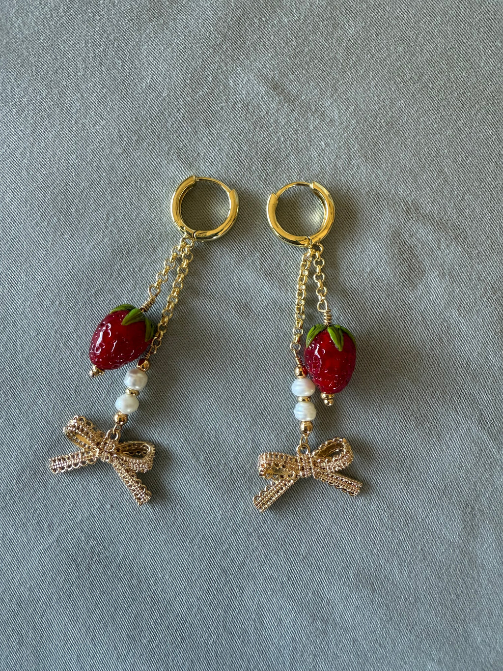 Wild Strawberry Earrings