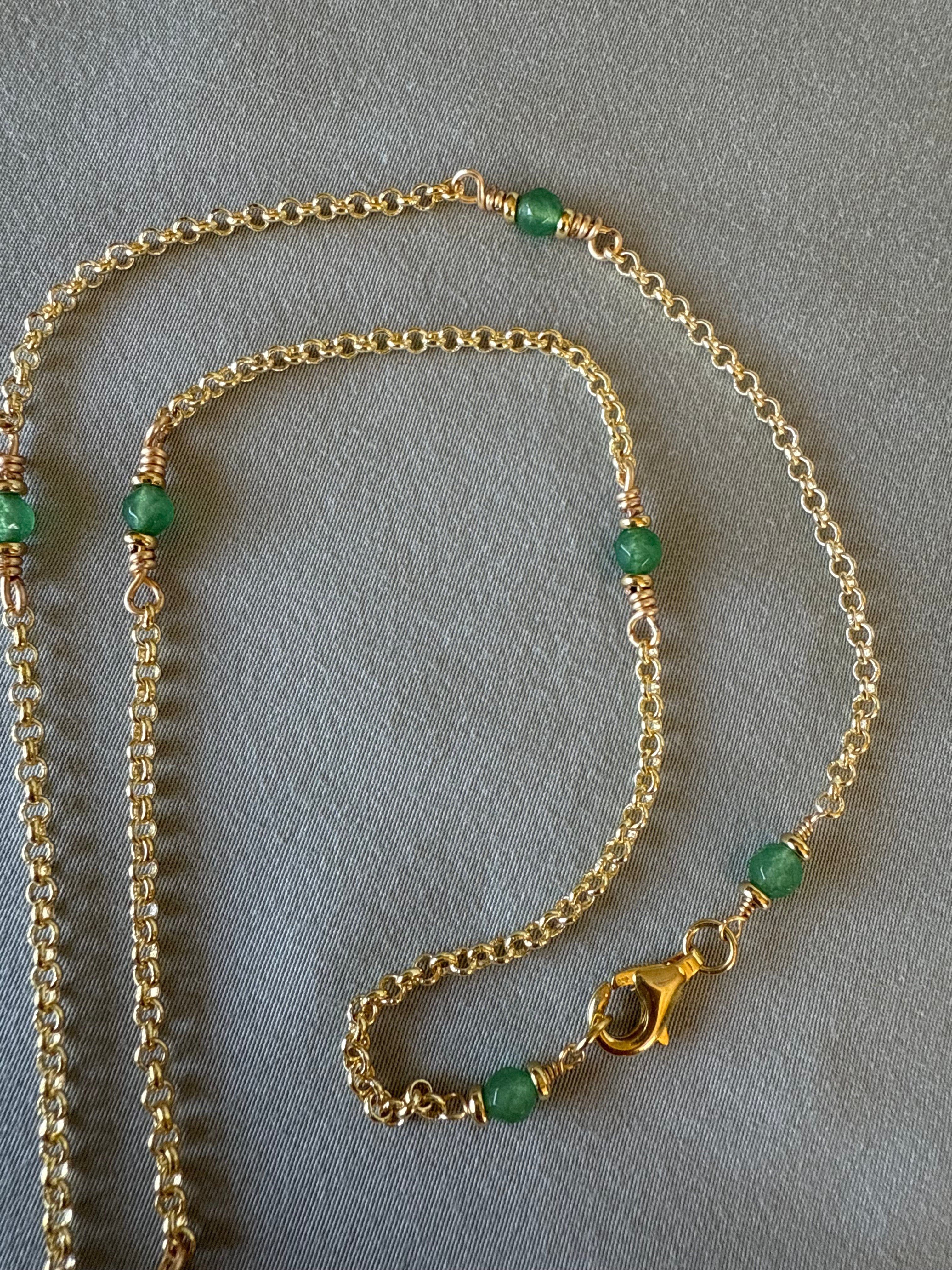 Cosmic Rain Cloud Necklace