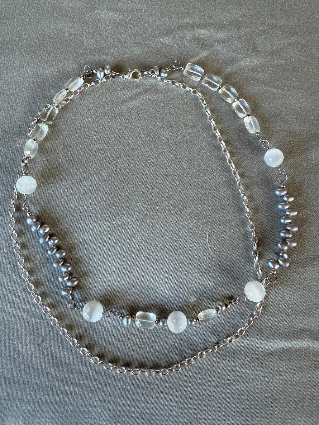Silver Moon Necklace