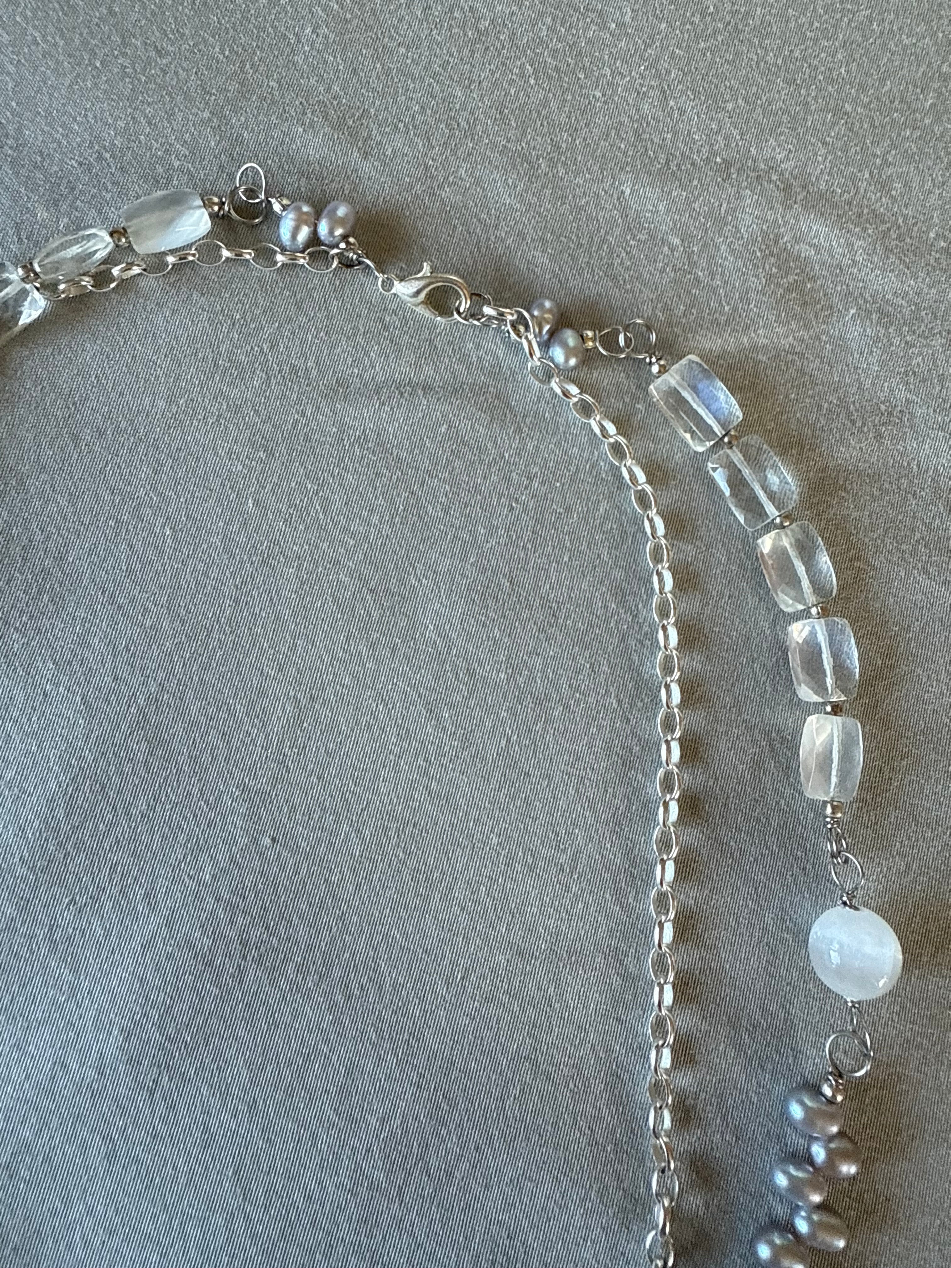 Silver Moon Necklace