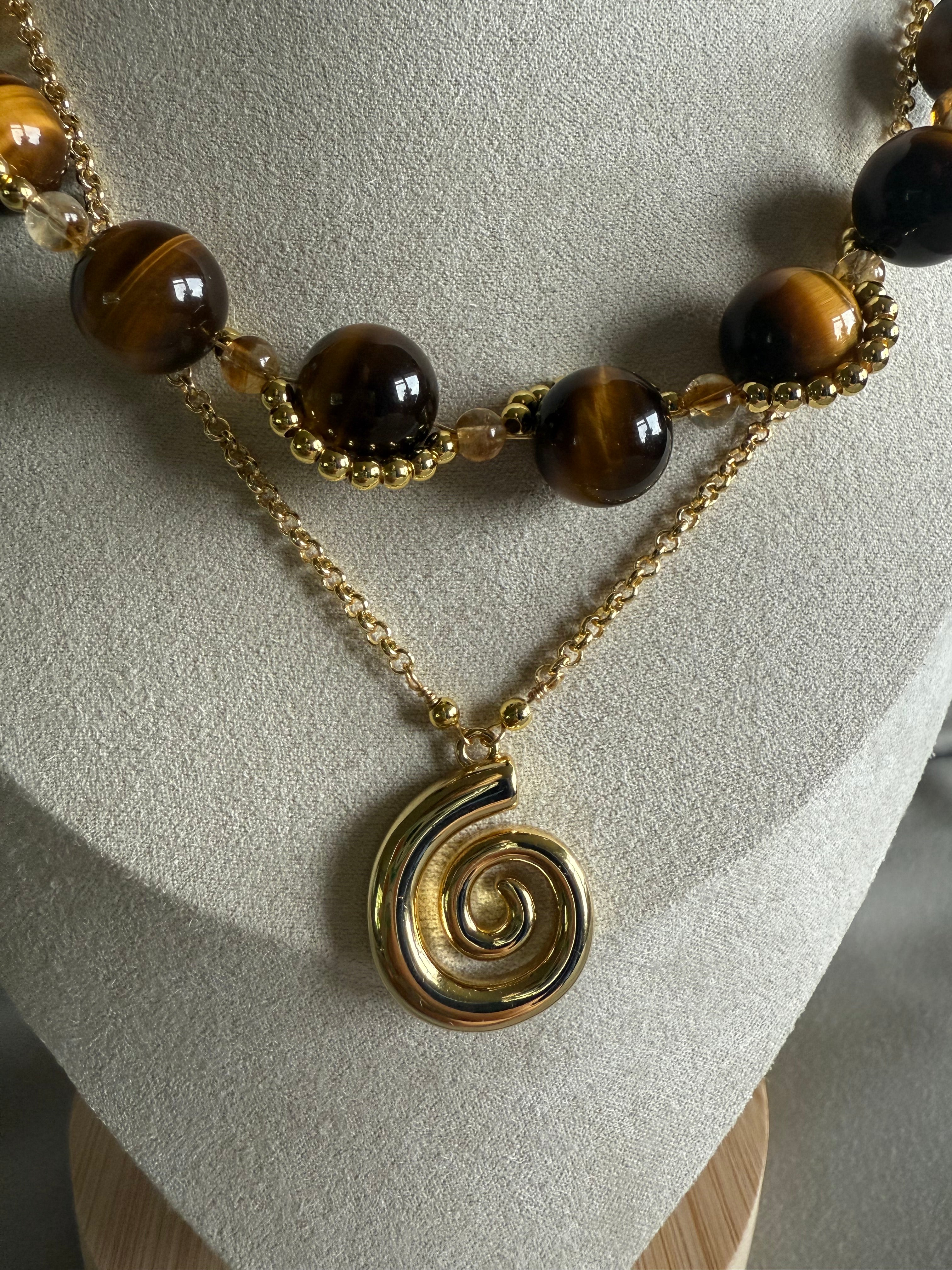 Whirling Eye Necklace