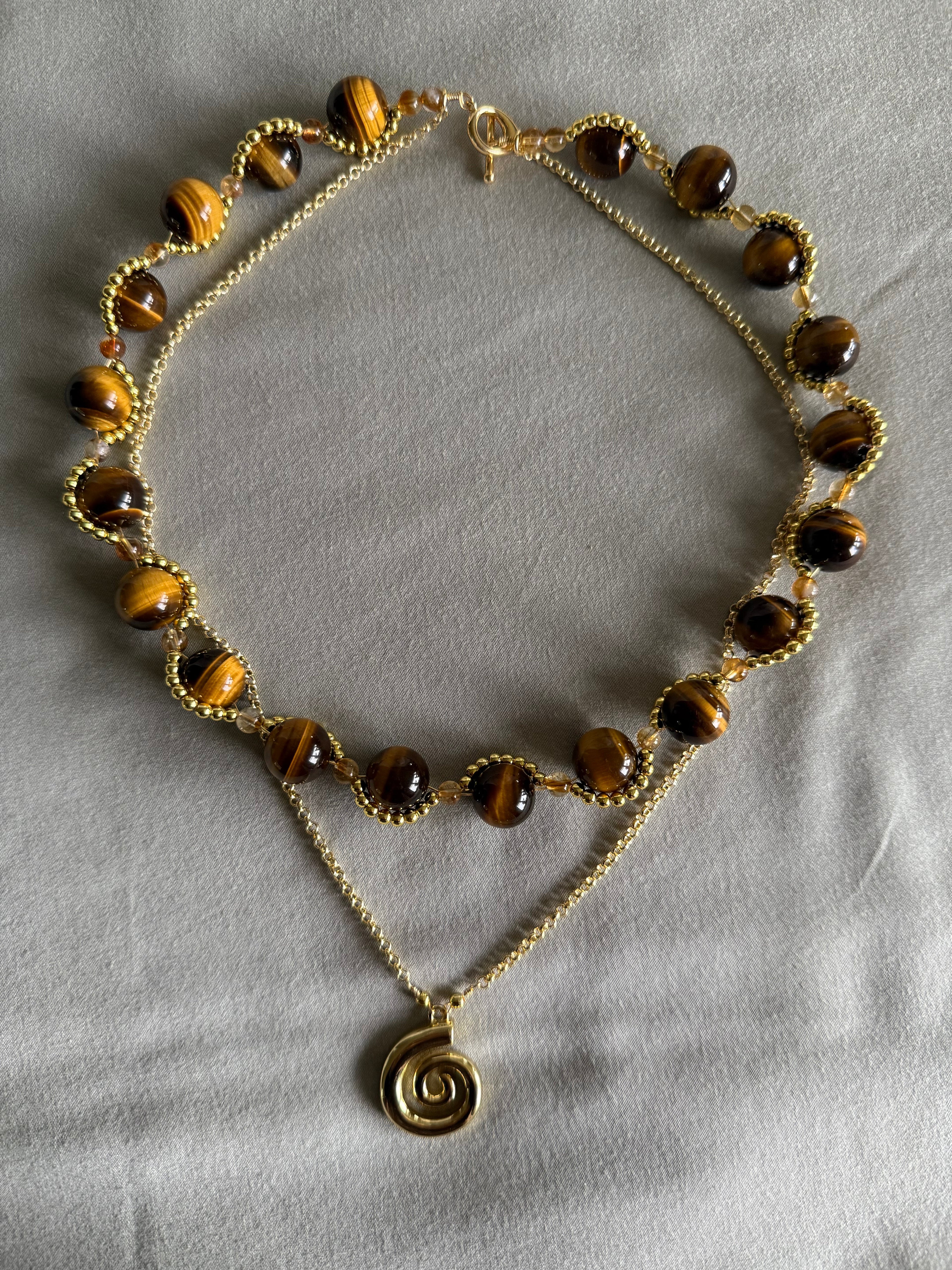 Whirling Eye Necklace