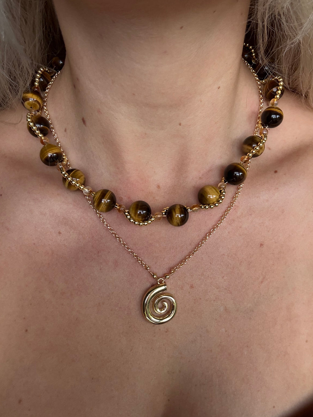 Whirling Eye Necklace