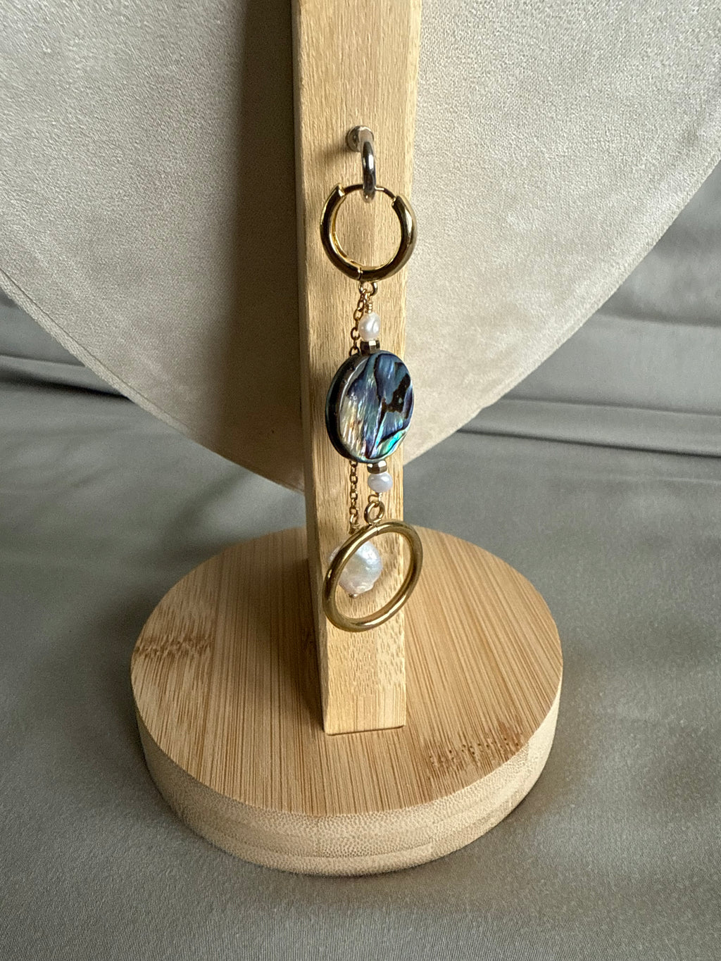 Abalone Pearl Drop Earrings