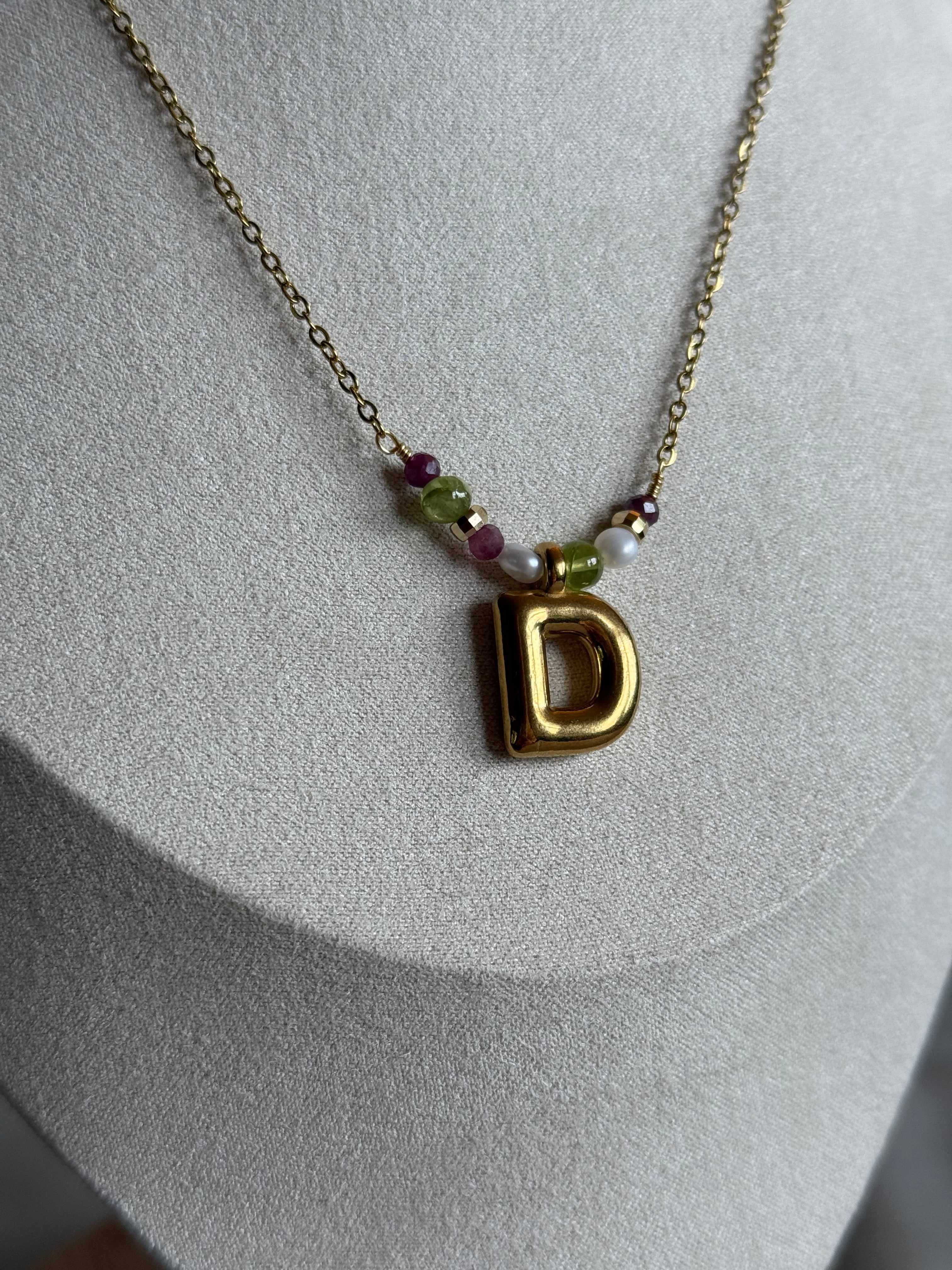 Initial Charm Necklaces