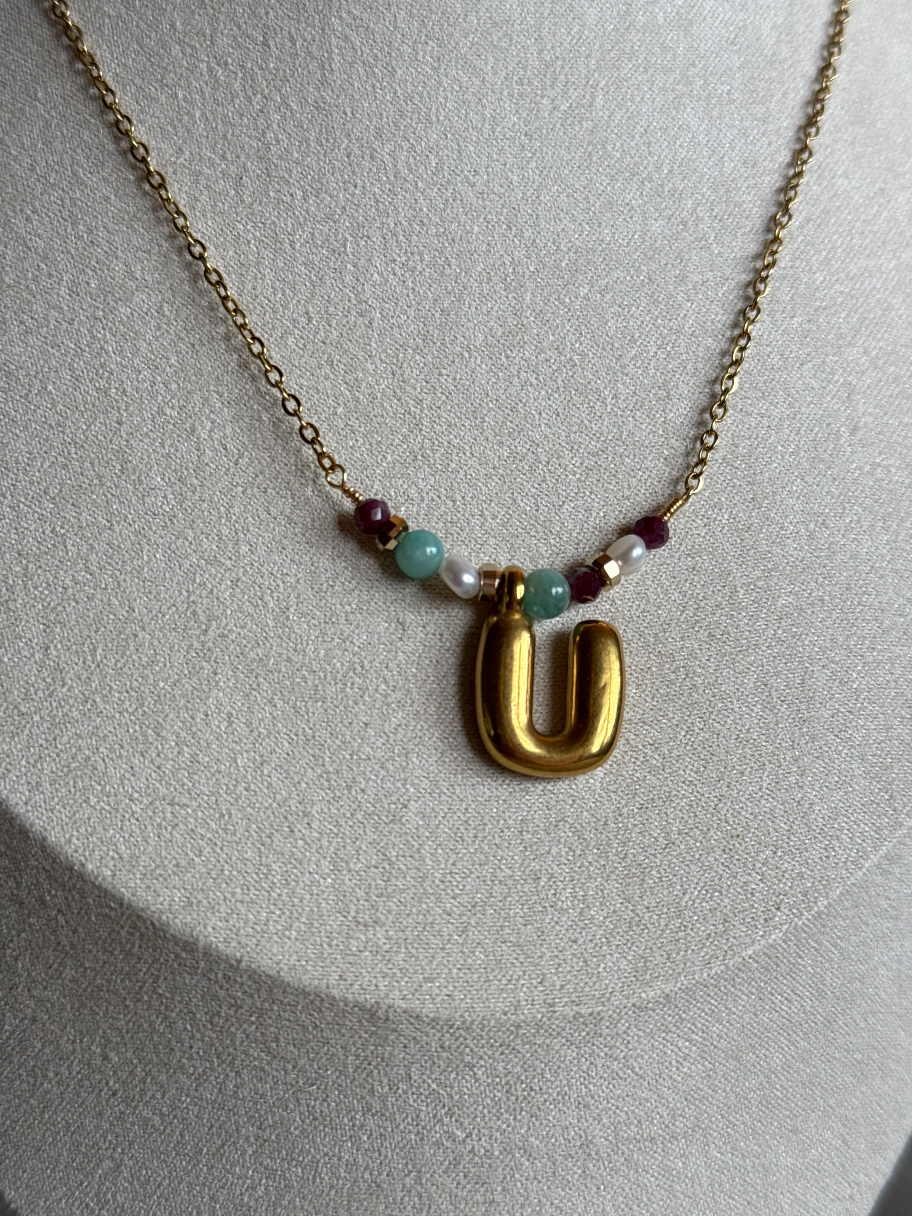 Initial Charm Necklaces