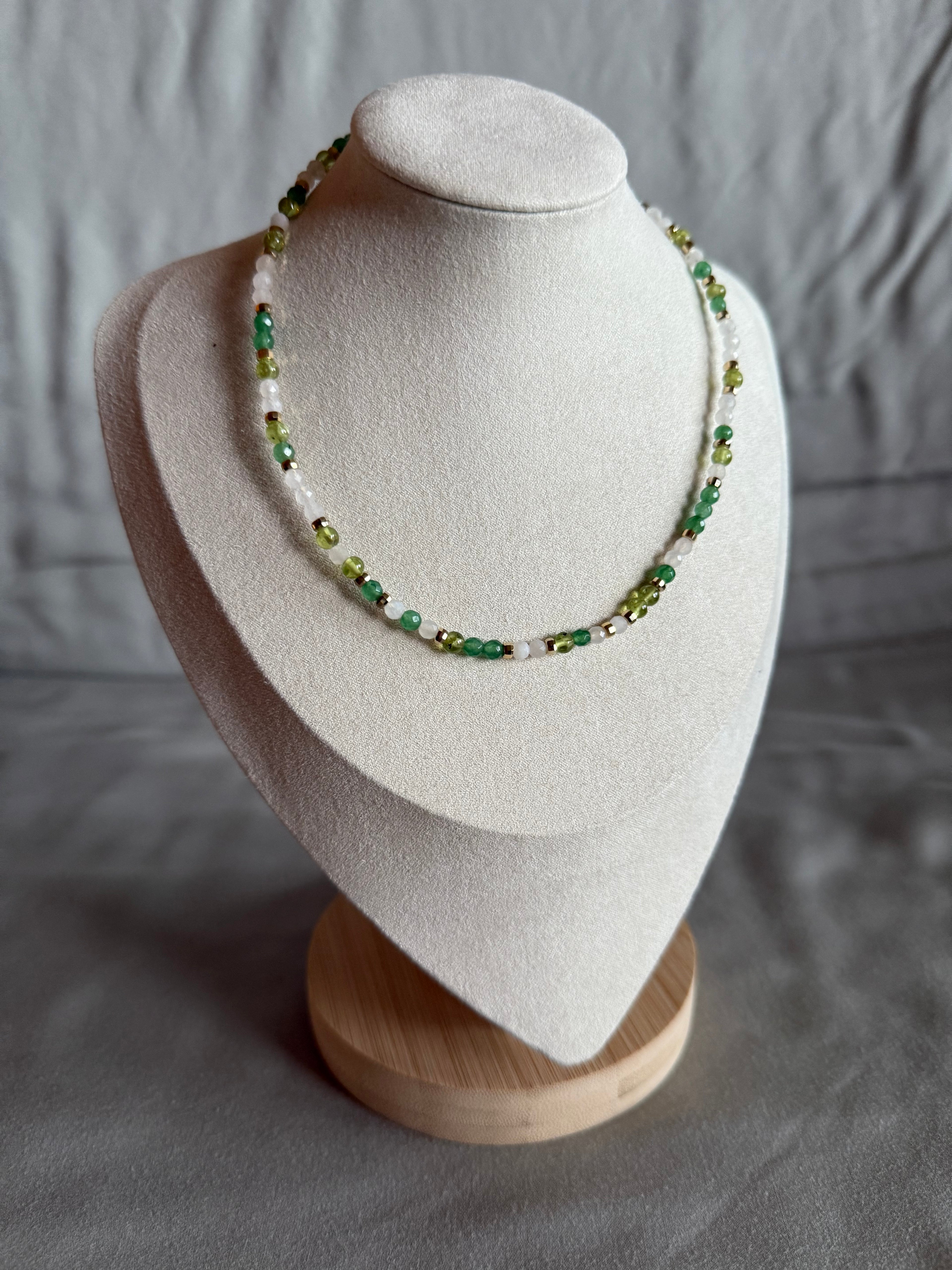 Green Crystal Choker
