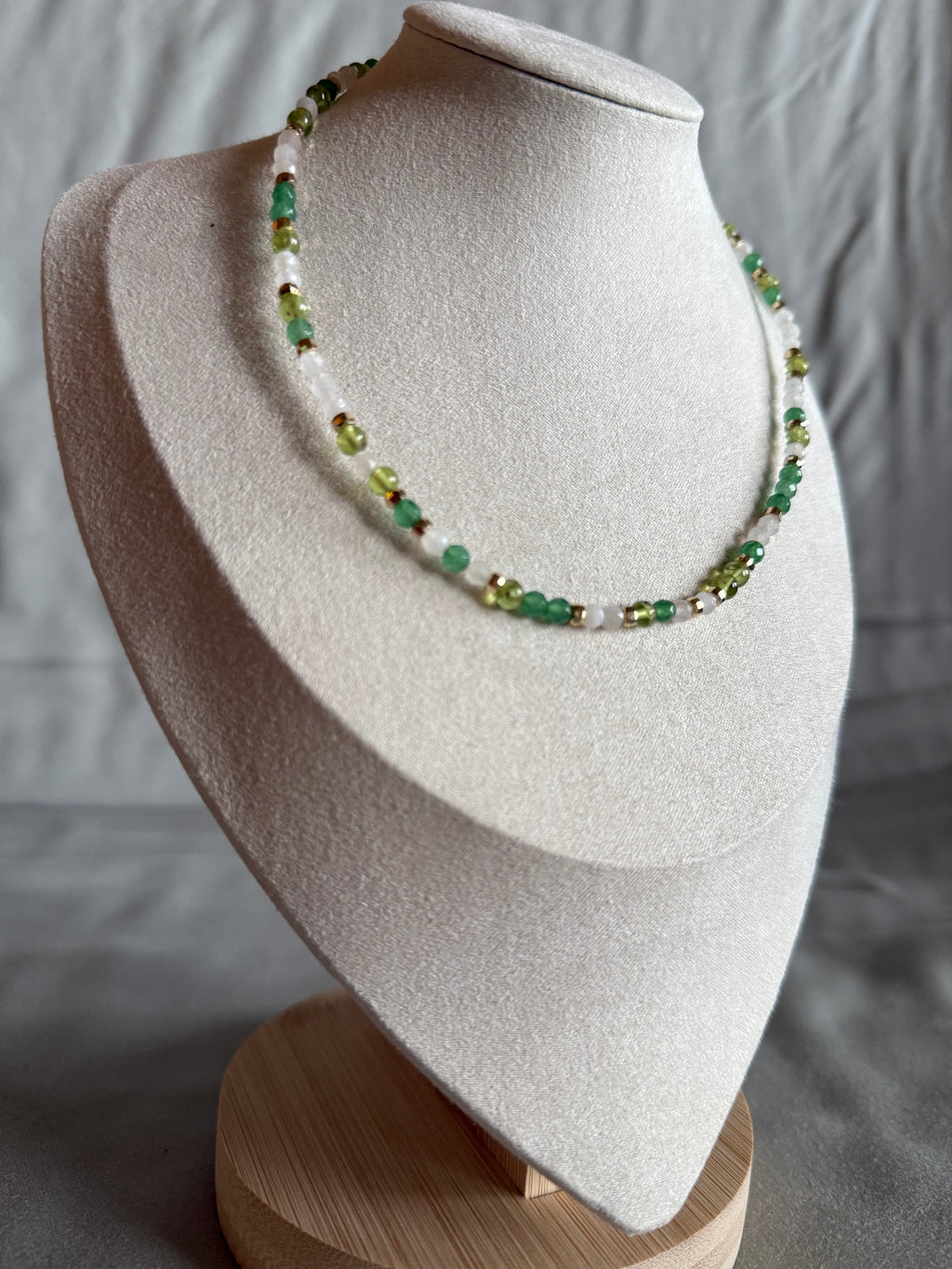 Green Crystal Choker