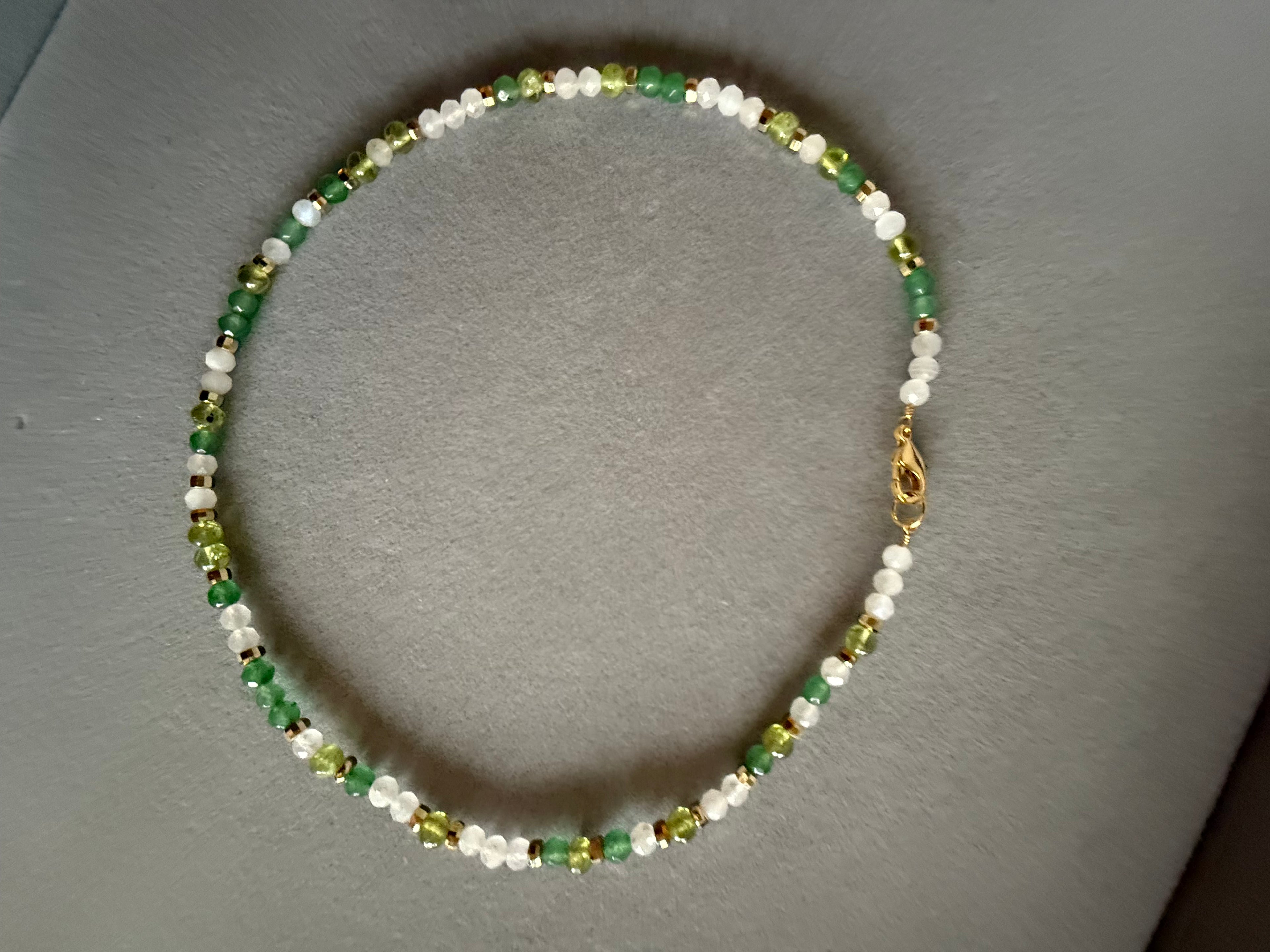 Green Crystal Choker