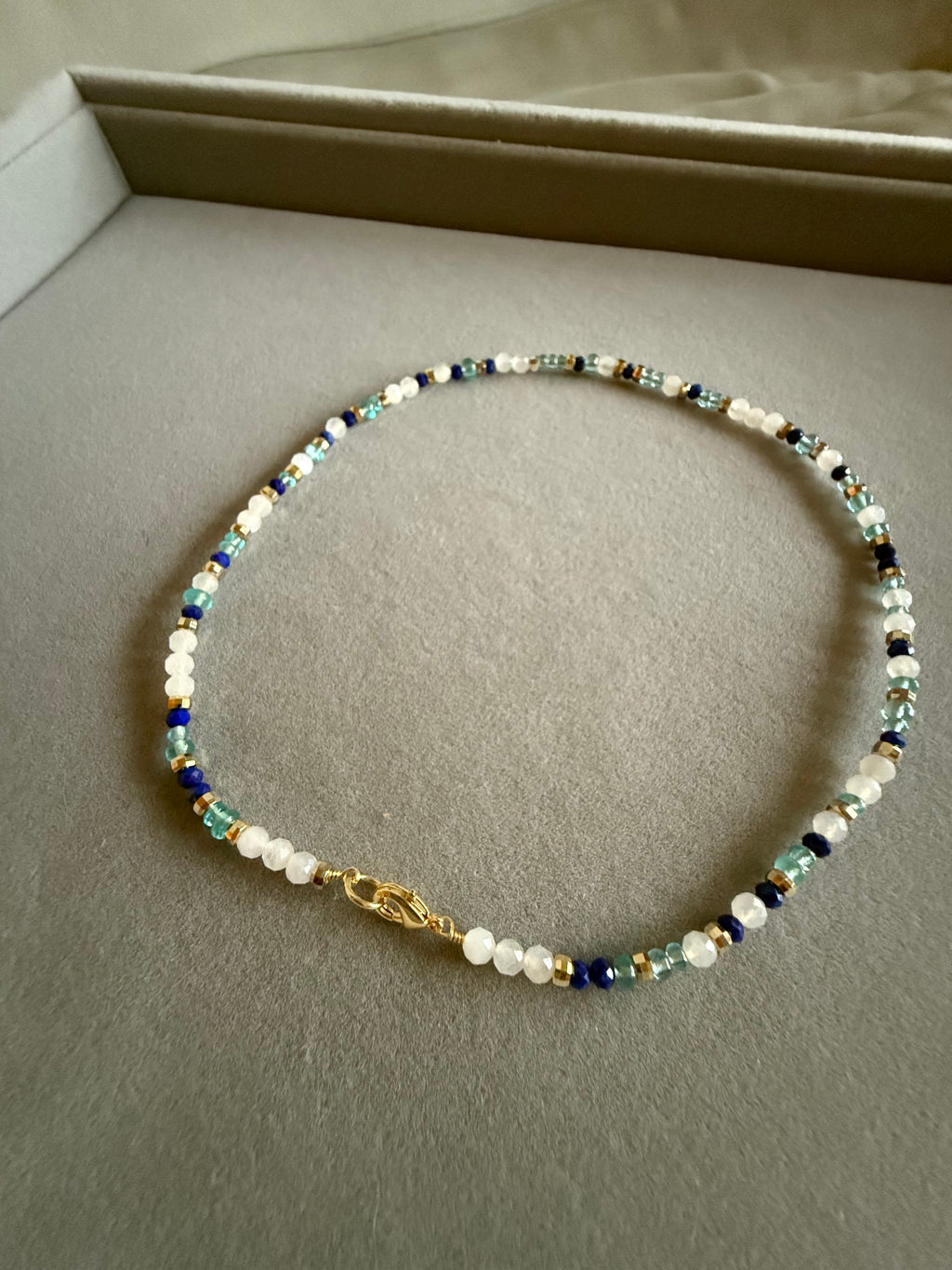 Blue Crystal Choker